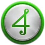 4shared music android application logo